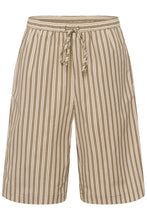 Load image into Gallery viewer, Blanca Striped Long Cotton Shorts
