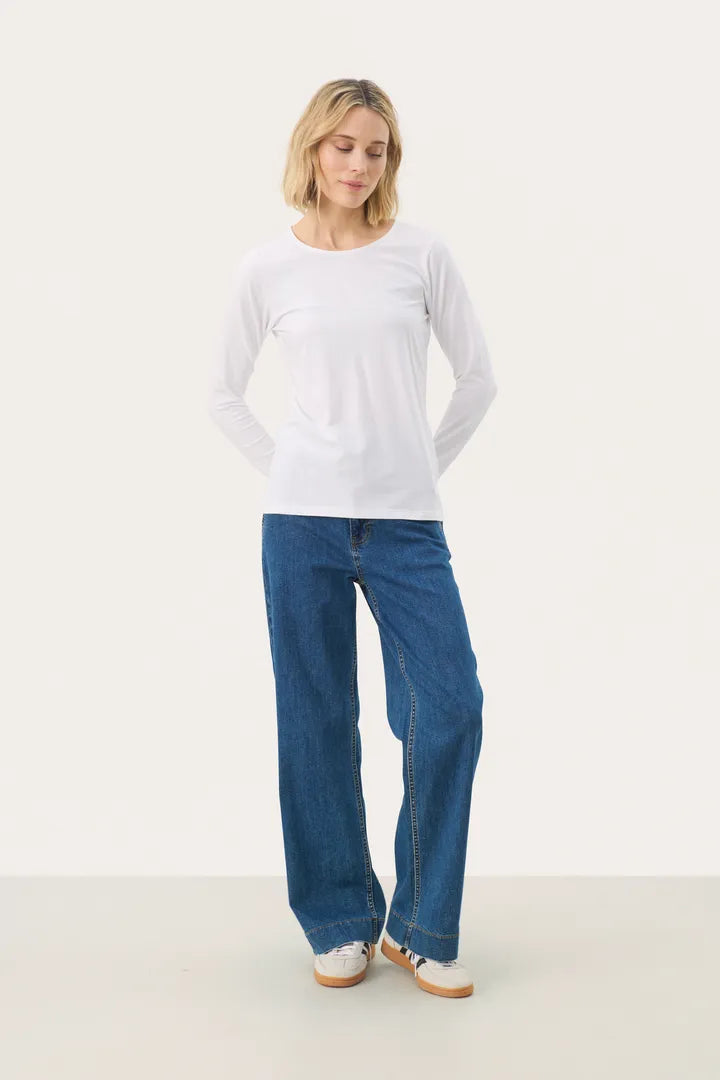 Part Two NemajasPW TS Cotton Blend Long Sleeve Top