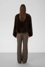Load image into Gallery viewer, Estacia Faux Fur Bomber Jacket
