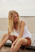 Load image into Gallery viewer, Borgny Sleeveless Shirred Shirt
