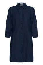 Load image into Gallery viewer, Chambray Short Denim Dress
