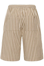 Load image into Gallery viewer, Blanca Striped Long Cotton Shorts

