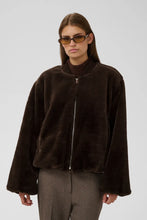 Load image into Gallery viewer, Estacia Faux Fur Bomber Jacket

