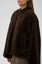 Load image into Gallery viewer, Estacia Faux Fur Bomber Jacket
