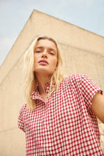 Load image into Gallery viewer, Bjanka Check Blouse
