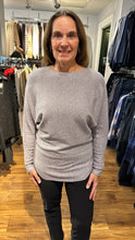 Load image into Gallery viewer, Casa Donna Sparkle Embellished Dolman Sleeve Sweater in Black, Grey or Soft Mauve
