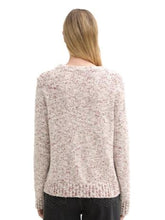 Load image into Gallery viewer, Tom Tailor Beige Nep Round Neck Knit Pullover Sweater
