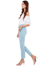 Load image into Gallery viewer, UP! Slim Fit Pull On Body-Shaping Denim Ankle Pant
