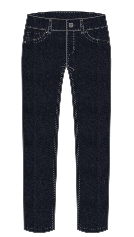 UP! Dark Denim Slim Fit Pull On Body-Shaping Slim Leg Ankle Pant