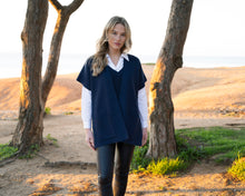 Load image into Gallery viewer, Marble Open Front Drape Cardigan with Pockets
