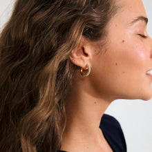 Load image into Gallery viewer, Tatum Medium Hoop Earrings
