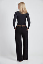 Load image into Gallery viewer, Wide Leg Pant with Animal Print Belt
