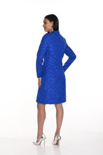 Load image into Gallery viewer, Frank Lyman Royal Blue Long Sleeve Textured Jacket
