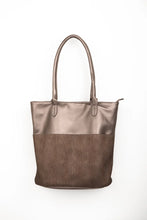 Load image into Gallery viewer, Caracol Large Shoulder Bag/Purse with Corduroy Detail on Front in Ginger, Black or Bronze
