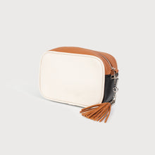 Load image into Gallery viewer, Caracol Crossbody Bag in Black &amp; Cam
