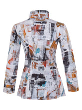 Load image into Gallery viewer, Dolcezza &quot;Kamiros&quot; Multi-Colour Print Button Jacket with Collar
