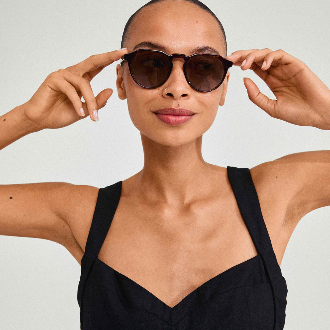Pilgrim Alejandra Brown Sunglasses