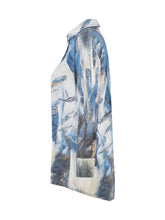 Load image into Gallery viewer, Dolcezza Button Up Blue Multi Print Shirt
