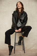 Load image into Gallery viewer, Carla Stretch Denim Cuffed Wide Leg Jeans
