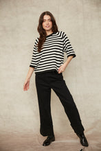 Load image into Gallery viewer, Carla Stretch Denim Cuffed Wide Leg Jeans
