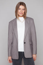 Load image into Gallery viewer, Carre Noir herringbone blazer with sparkles
