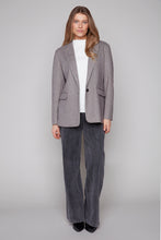 Load image into Gallery viewer, Carre Noir herringbone blazer with sparkles
