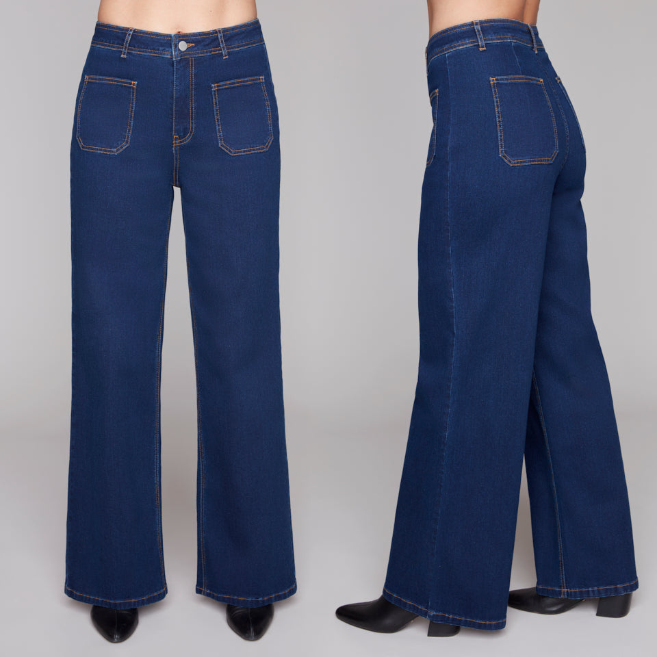 Carre Noir Woven Jeans