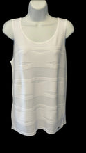Load image into Gallery viewer, Picadilly Great Escapes Textured Knitted Tank Top in Sky Blue or White
