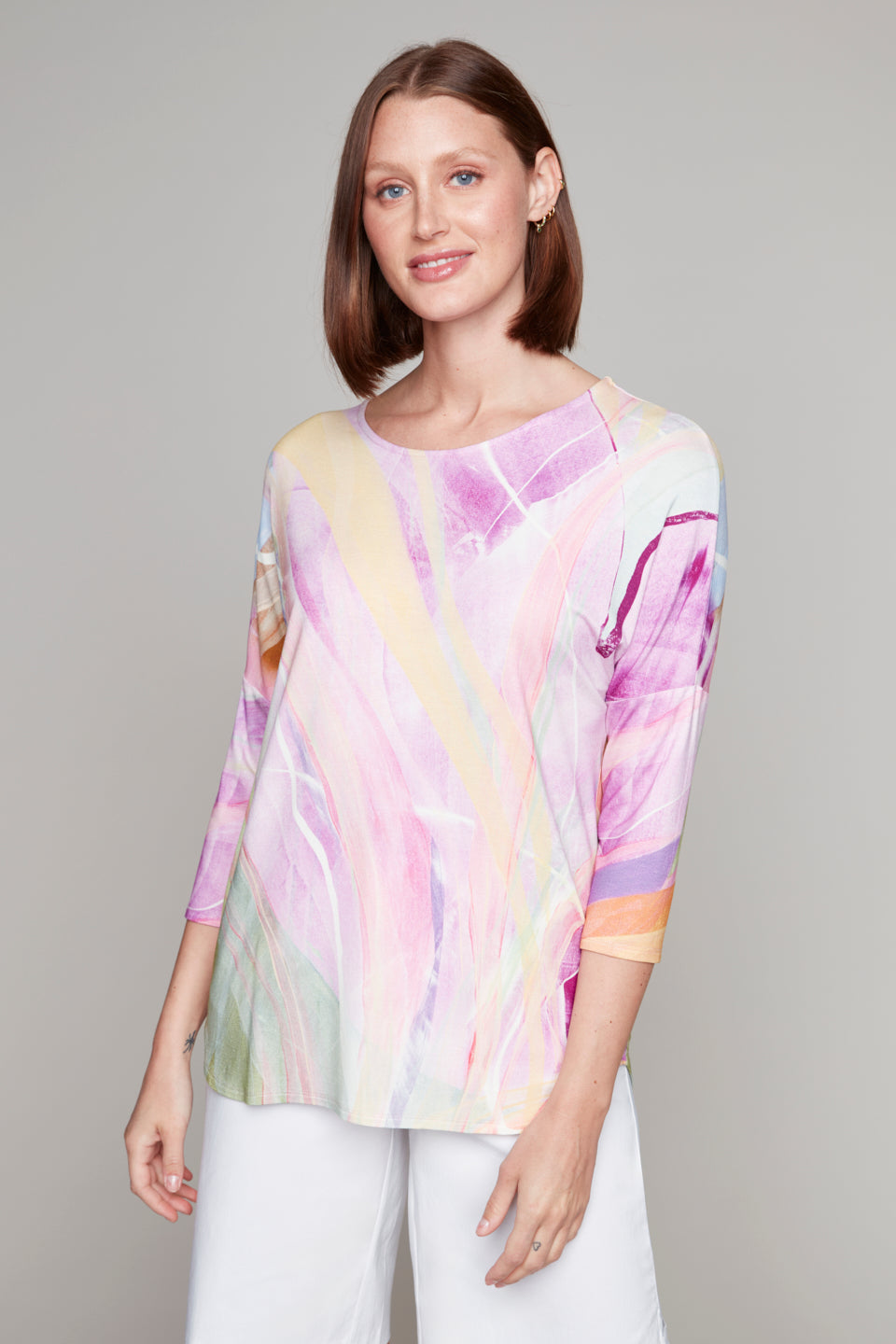 Claire Desjardins Bird of Paradise 3/4 Dolman Sleeve Top