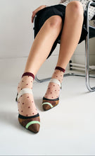 Load image into Gallery viewer, Sheer Dot Socks
