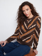 Load image into Gallery viewer, Chevron Crew Neck Sweater
