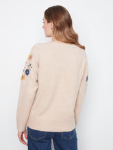 Load image into Gallery viewer, Raglan Sweater with Embroidery
