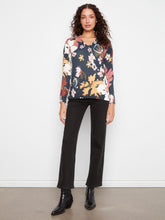 Load image into Gallery viewer, Drop Shoulder Print Sweater
