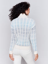 Load image into Gallery viewer, Charlie B Ombre Jacquard Turtle Neck Sweater
