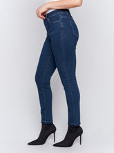 Load image into Gallery viewer, Charlie B Cuffed Hem Slim Leg Five Pocket Jeans
