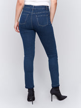 Load image into Gallery viewer, Charlie B Cuffed Hem Slim Leg Five Pocket Jeans
