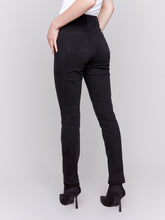 Load image into Gallery viewer, Charlie B Cuffed Hem Slim Leg Five Pocket Jeans
