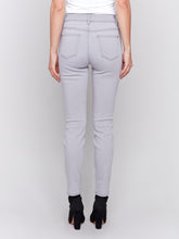 Load image into Gallery viewer, Charlie B Stretch Denim 5 Pocket Soft Skinny Leg Jean in Soft Grey
