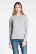 Load image into Gallery viewer, DKR &amp; Co Cotton Rich Long Sleeve Crew Neck Top
