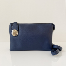 Load image into Gallery viewer, Caracol Triplet Crossbody Pebbled Faux Leather Purse in a Variety of Colours
