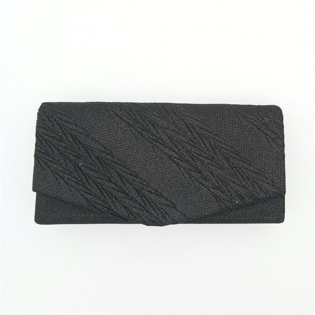 Evershine Textured Clutch in Gold, Silver or Black