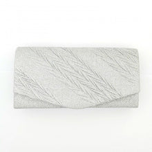 Load image into Gallery viewer, Evershine Textured Clutch in Gold, Silver or Black
