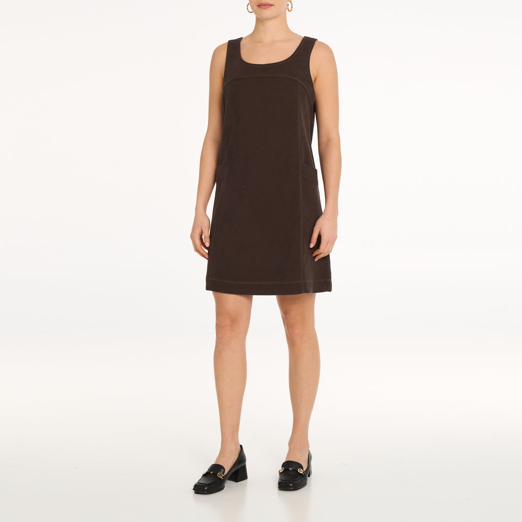 Devia Collection Brown Jumper Dress