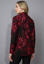 Load image into Gallery viewer, Picadilly Sangria Multi Print Cowl Neck Top with Drawstrings

