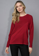 Load image into Gallery viewer, Picadilly Sangria Textured Pullover Sweater
