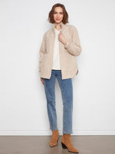 Load image into Gallery viewer, Bouclé Zip Up Jacket
