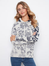 Load image into Gallery viewer, Printed Popover Hoodie Sweater
