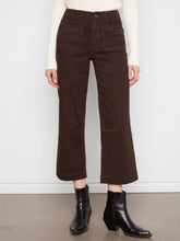 Load image into Gallery viewer, Cropped Wide Leg Twill Print Pants
