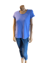 Load image into Gallery viewer, Escape By Habitat Scoop Neck Short Sleeve Tee in Baja Blue or Turquoise
