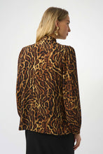 Load image into Gallery viewer, Joseph Ribkoff Recycled Georgette Animal Print Straight Top
